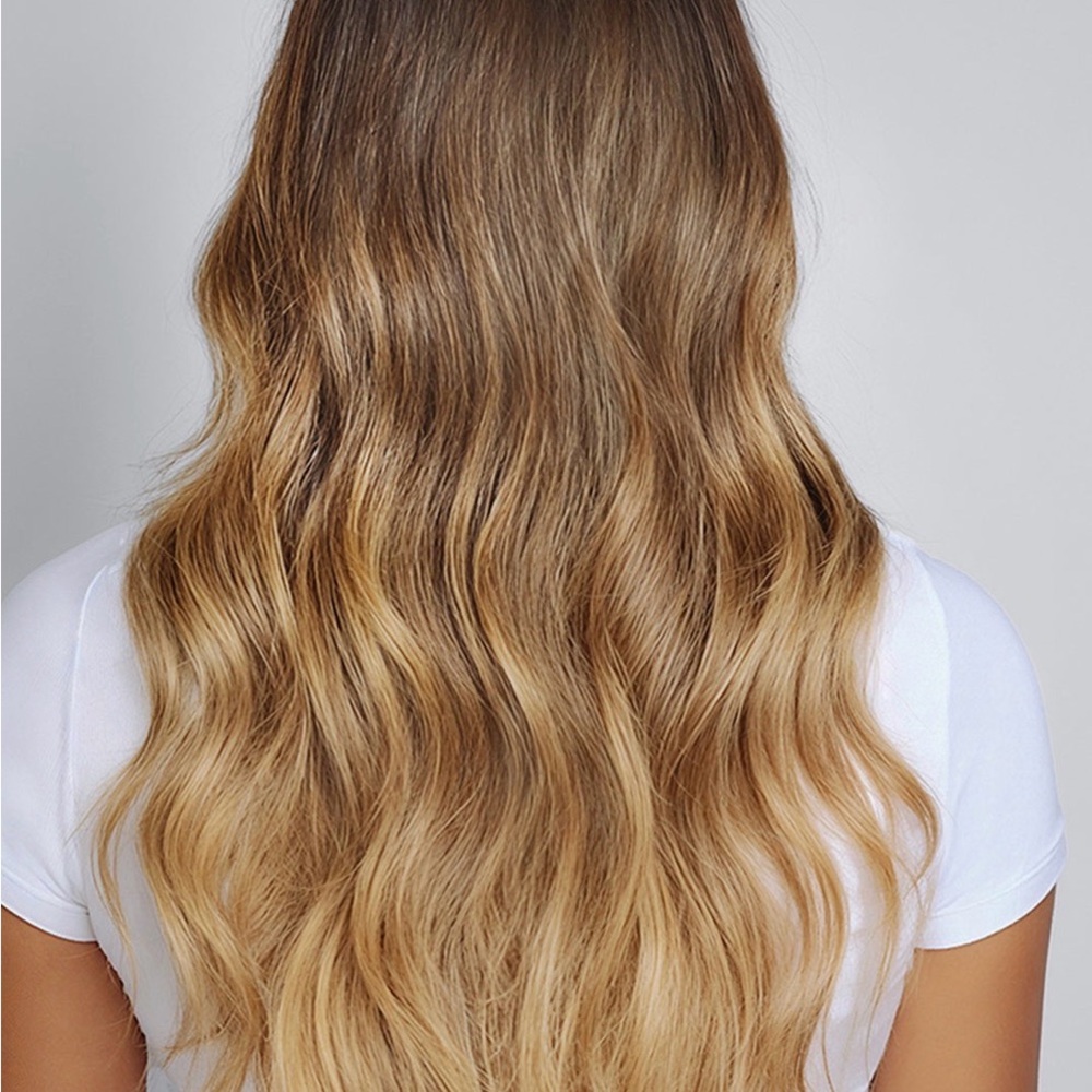 Silk Seam 18 140g Dirty Brunette Highlight Hair Extensions